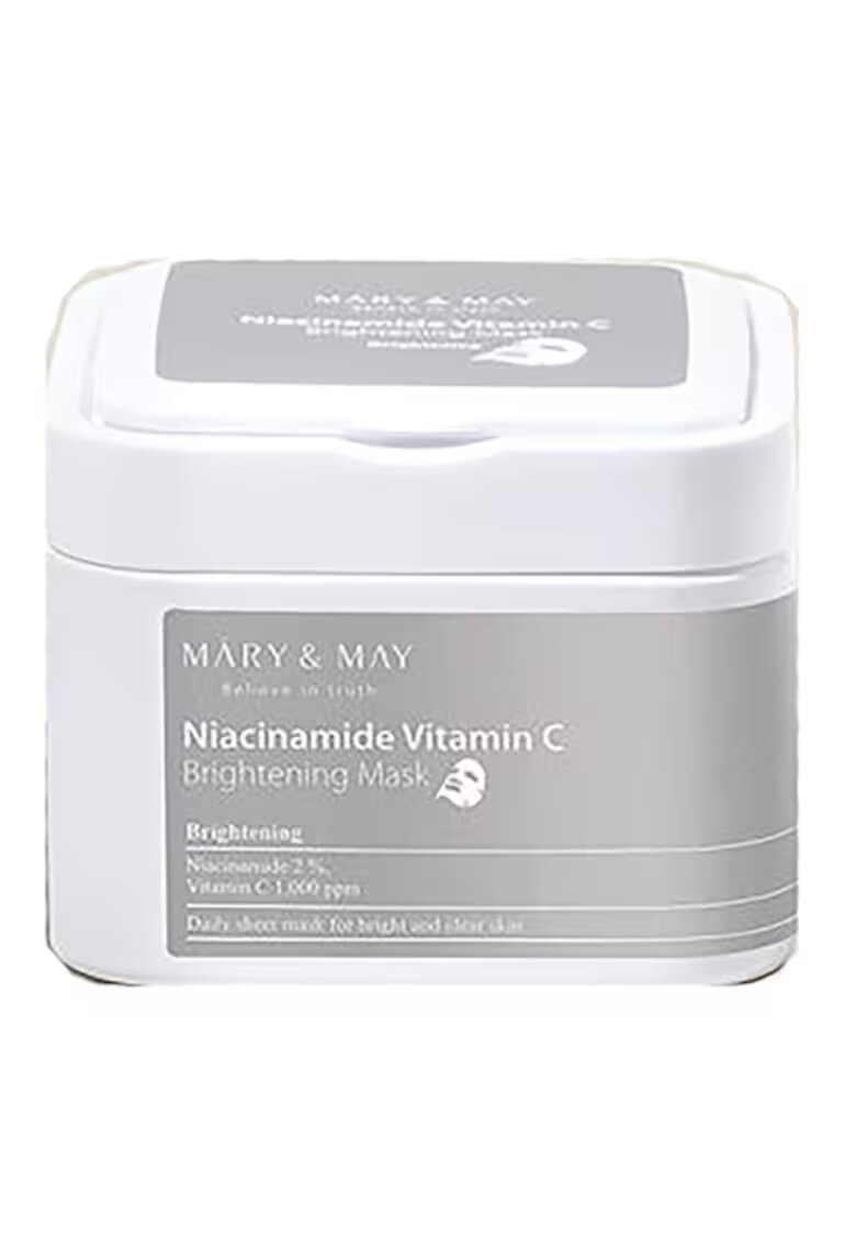 MARYMAY Masca servetel Niacinamide Brightening [30 buc] - 400ml - Mary and May