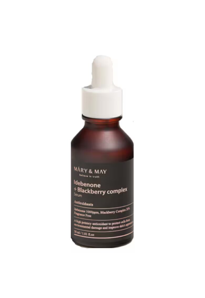 MARYMAY Serum cu complex Idebenone + mure - 30ml - Mary and May