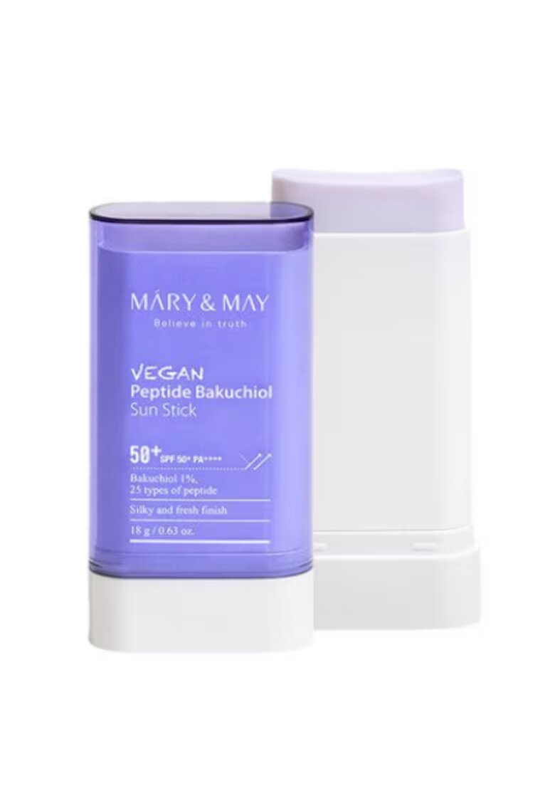 MARYMAY Stick de protectie solara SPF50+ PA++++ cu peptide si bakuchiol - 10g - Mary and May