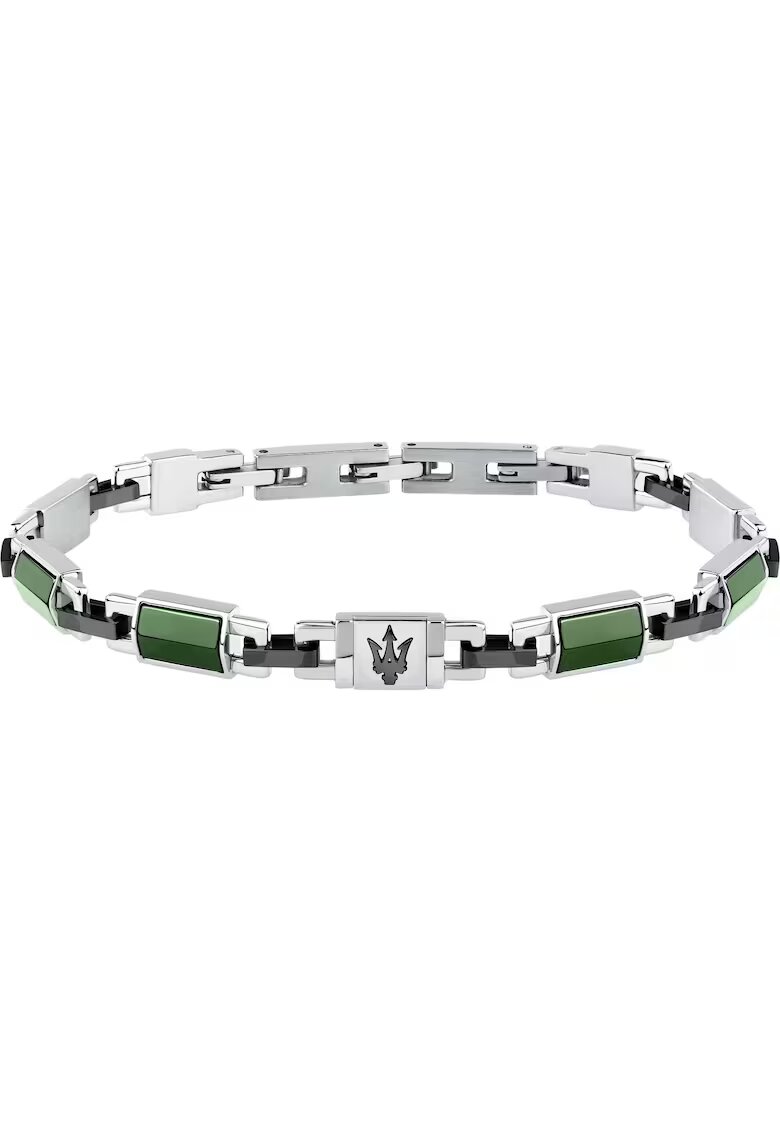 Maserati Bratara JM425ATZ68 - Argintiu - Verde - Negru