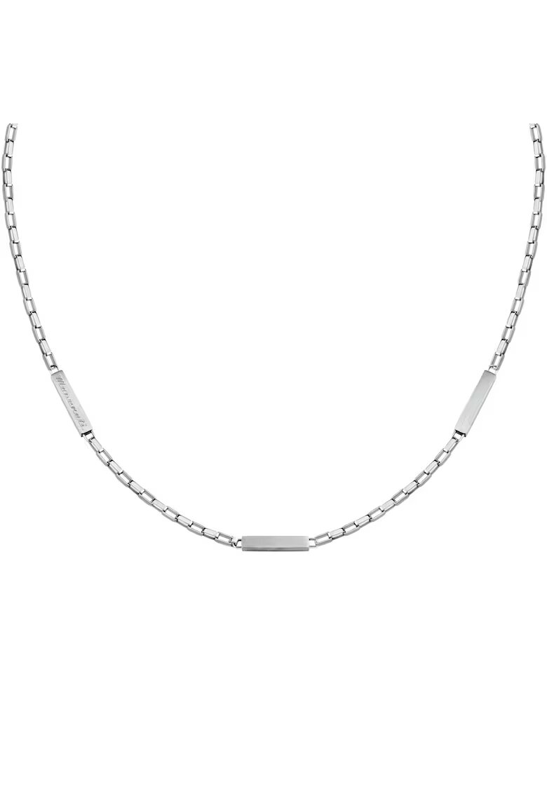 Maserati Colier bărbați inox - ajustabil 45+5 cm - argintiu