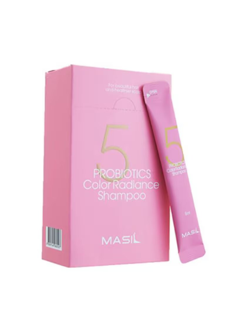 Masil Sampon stick pentru protectia culorii - 5 Probiotics Color Radiance - 8ml - 20 buc