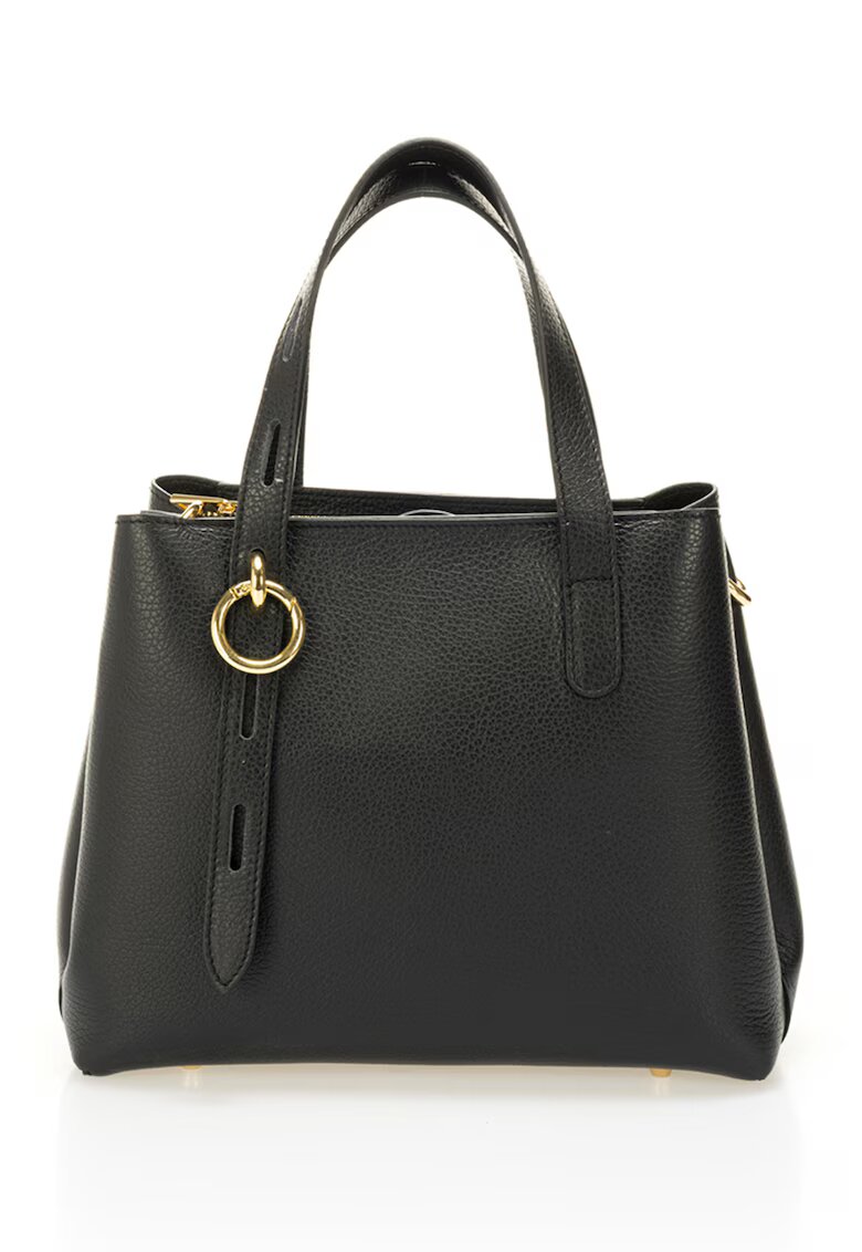 Massimo Castelli Geanta tote din piele - Negru