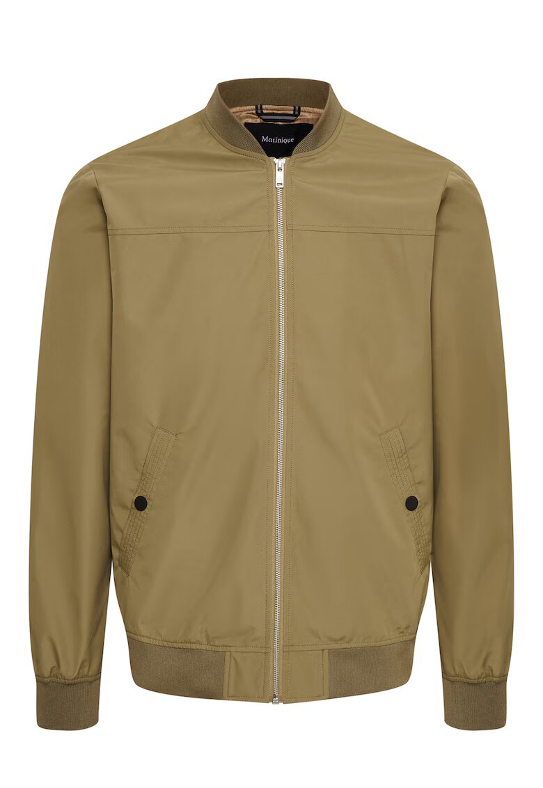 Matinique Jacheta bomber barbati - 301537816 - Poliester - Kaki - Kaki
