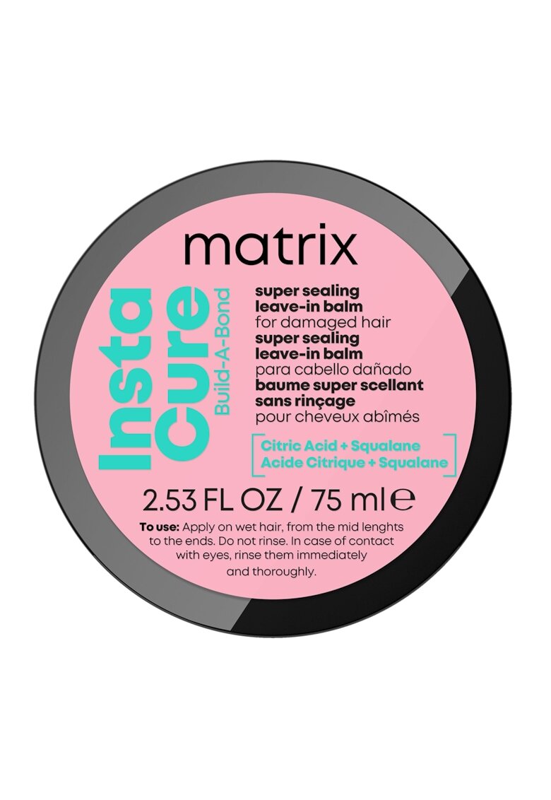 Matrix Crema leave-in reparatoare Instacure Build-A-Bond Super Sealing - pentru par deteriorat - cu acid citric si scualan 75ml