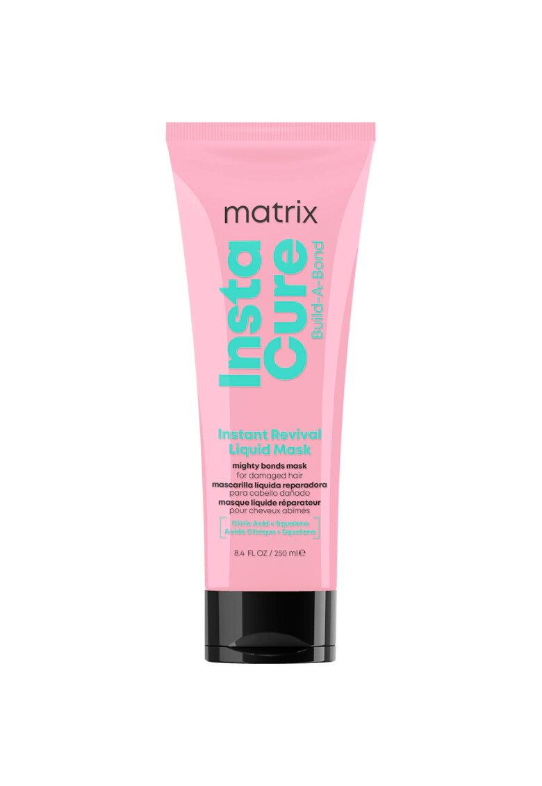 Matrix Masca lichida reparatoare Instacure Build-A-Bond Instant Revival - pentru par deteriorat - cu acid citric si scualan 250ml