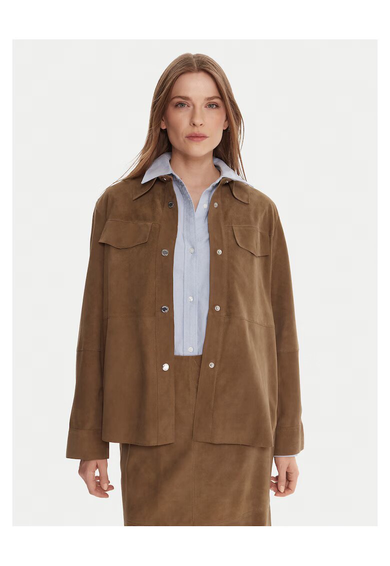 Max&Co Jacheta de piele maro