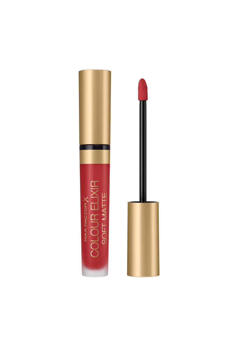 Max Factor Ruj de buze lichid Colour Elixir Soft Matte - 4 ml - Crushed ruby