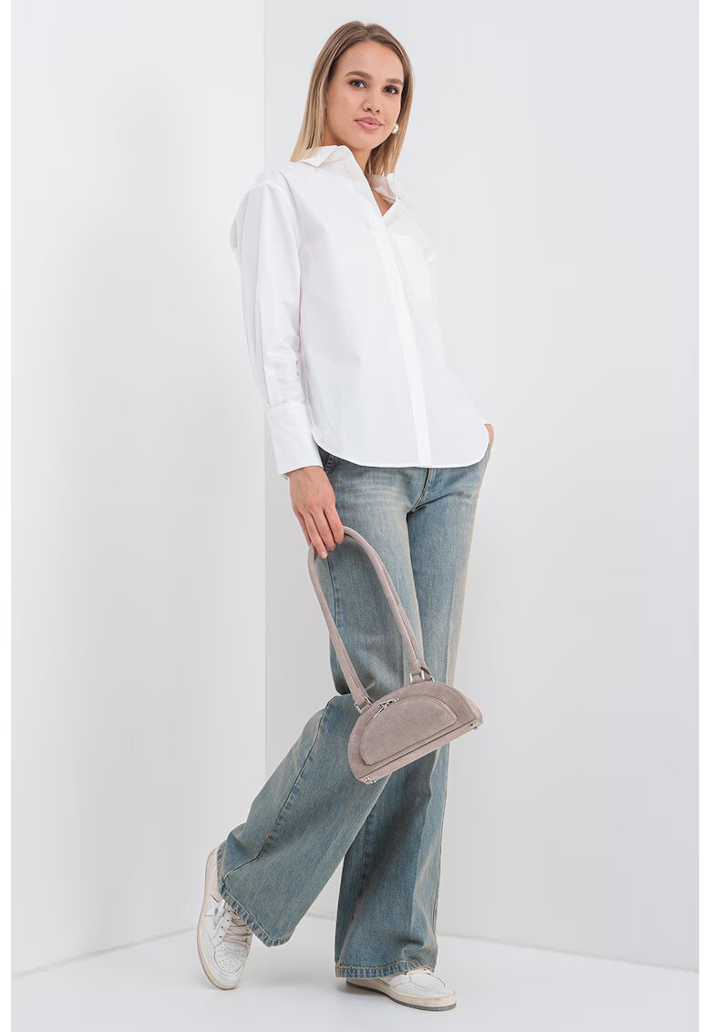 Max&Co Camasa regular fit cu imprimeu floral - Alb