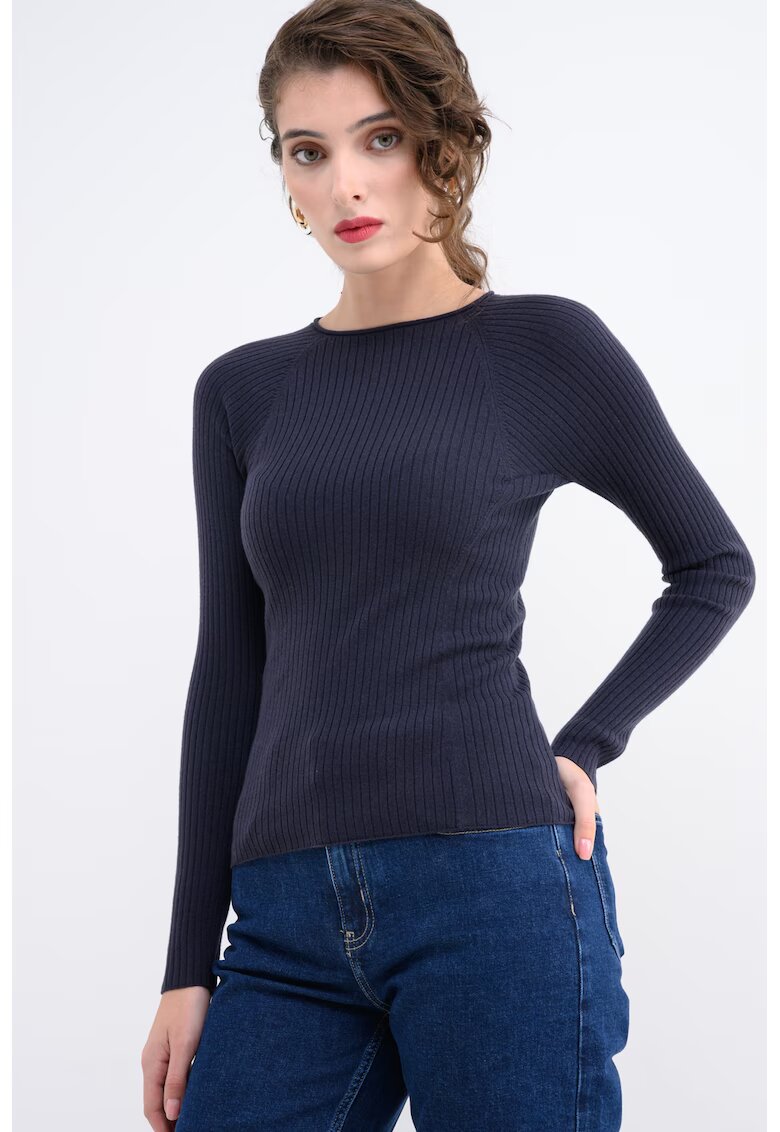 Max&Co Pulover slim fit de lana Osanna - Bleumarin