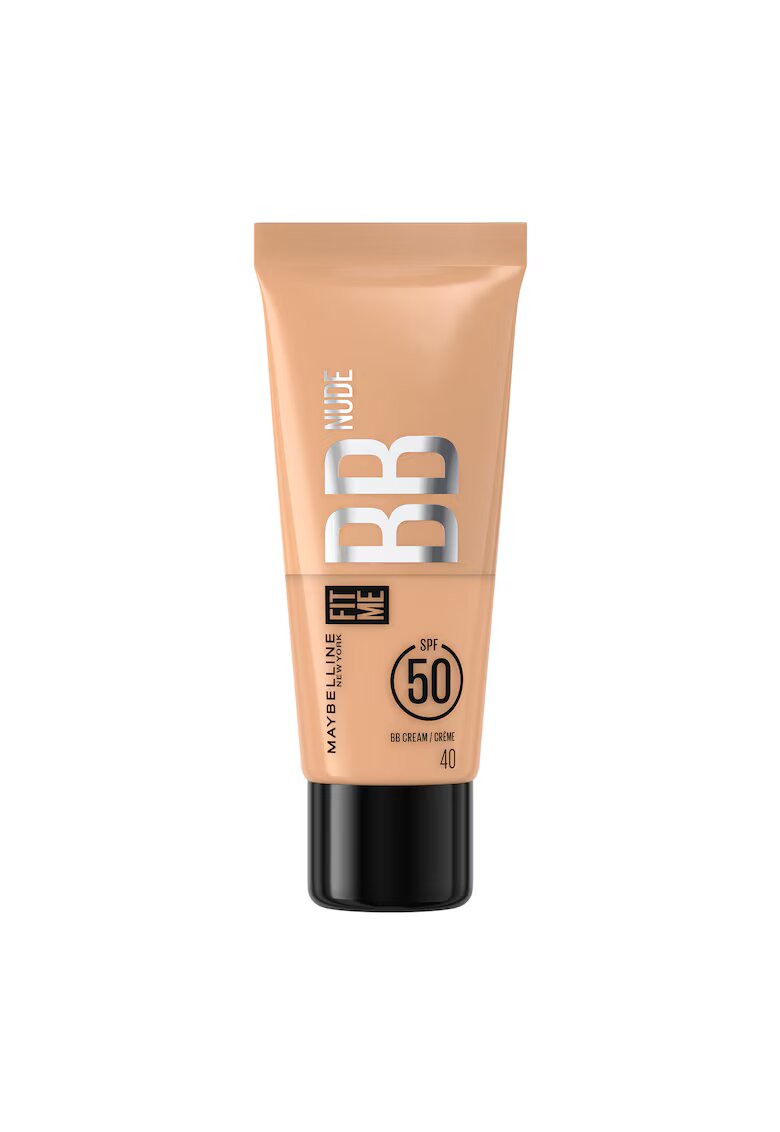 Maybelline NY Crema BB Maybelline Fit Me SPF 50 – Nuanta 40 - hidratare si protectie UV - 30 ml