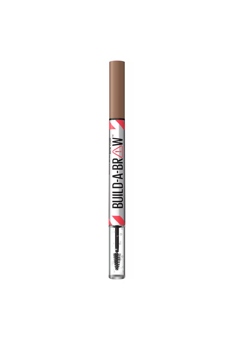 Maybelline NY Produs 2 in 1 marker de sprancene + gel de fixare Maybelline New York Build a brow - 255 Soft Brown - 1 -4 gr