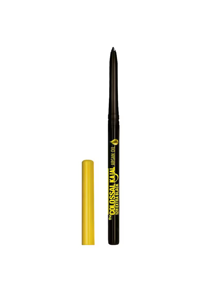 Maybelline NY Tus de ochi Maybelline New York The Colossal Kajal 12H extra negru - 0 -25 g