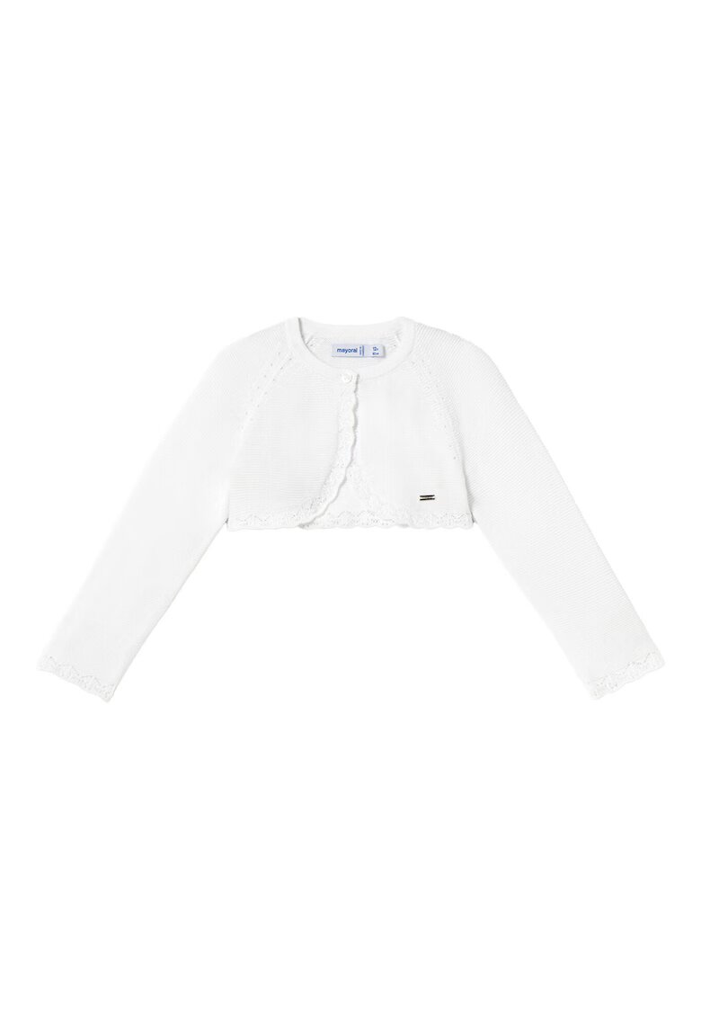 Mayoral Bluza copii - Alb - viscoza - bumbac