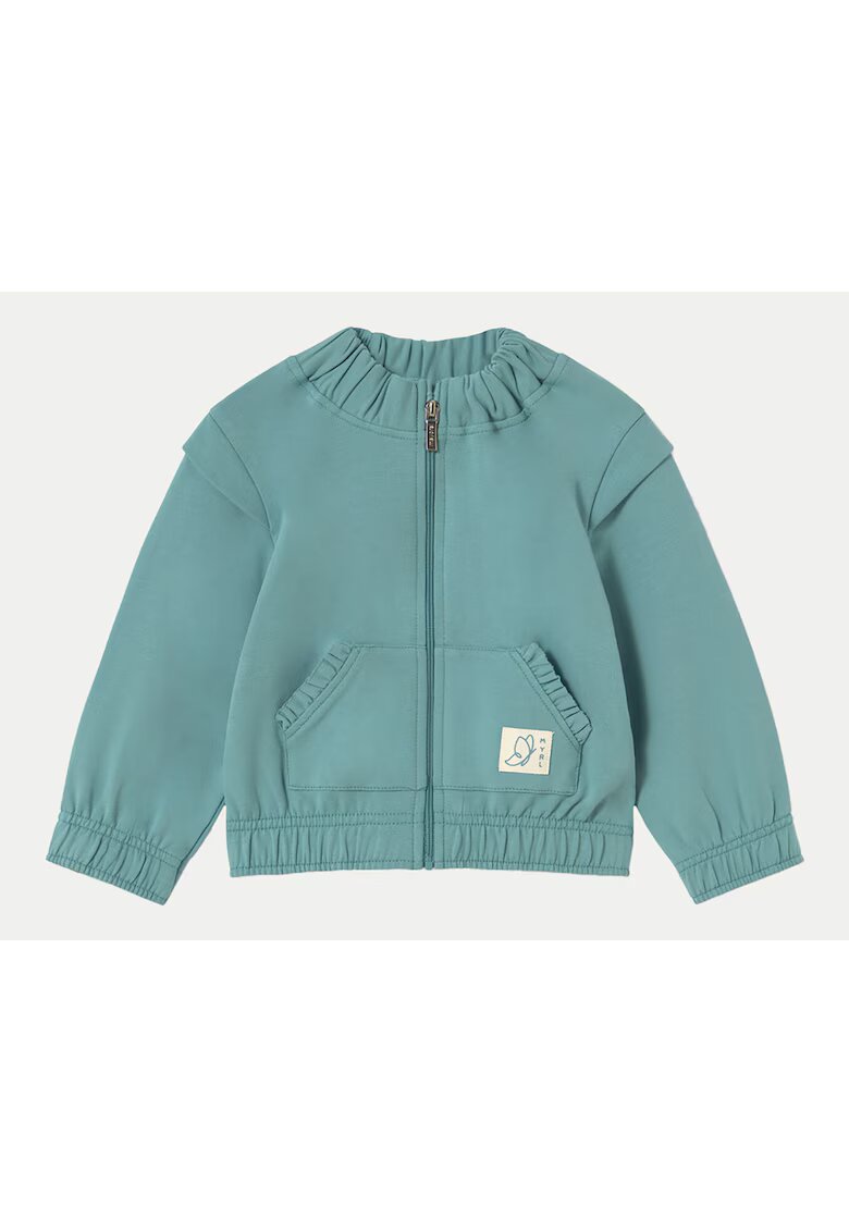 Mayoral Bluza fete 1462 - Bumbac/Elastan - Verde - Verde