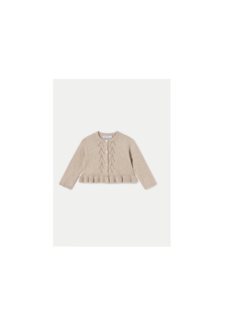 Mayoral Cardigan fete - 304295386 - Viscoza/Poliester/Poliamida - Bej - Bej
