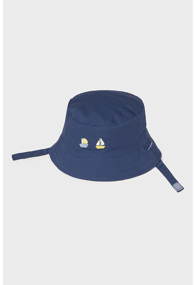 Mayoral Palarie bucket reversibila - Albastru deschis/Bleumarin