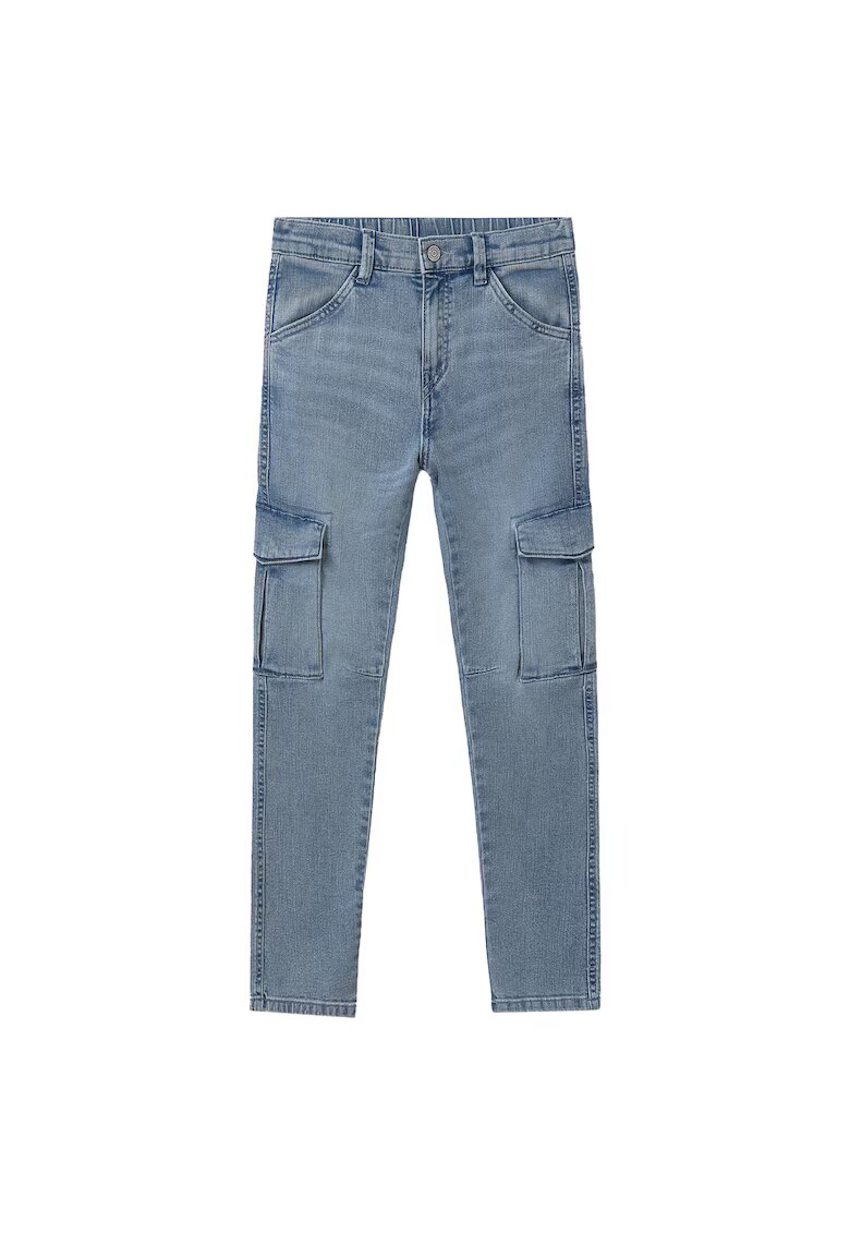 Mayoral Pantaloni baieti 6531 - Bumbac/Poliester - Albastru - Albastru
