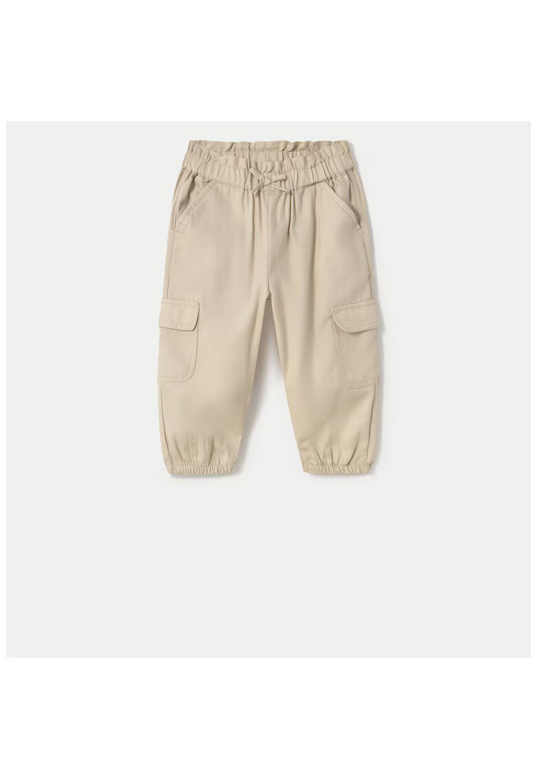 Mayoral Pantaloni copii - model 1571 - bumbac si lyocell - bej -