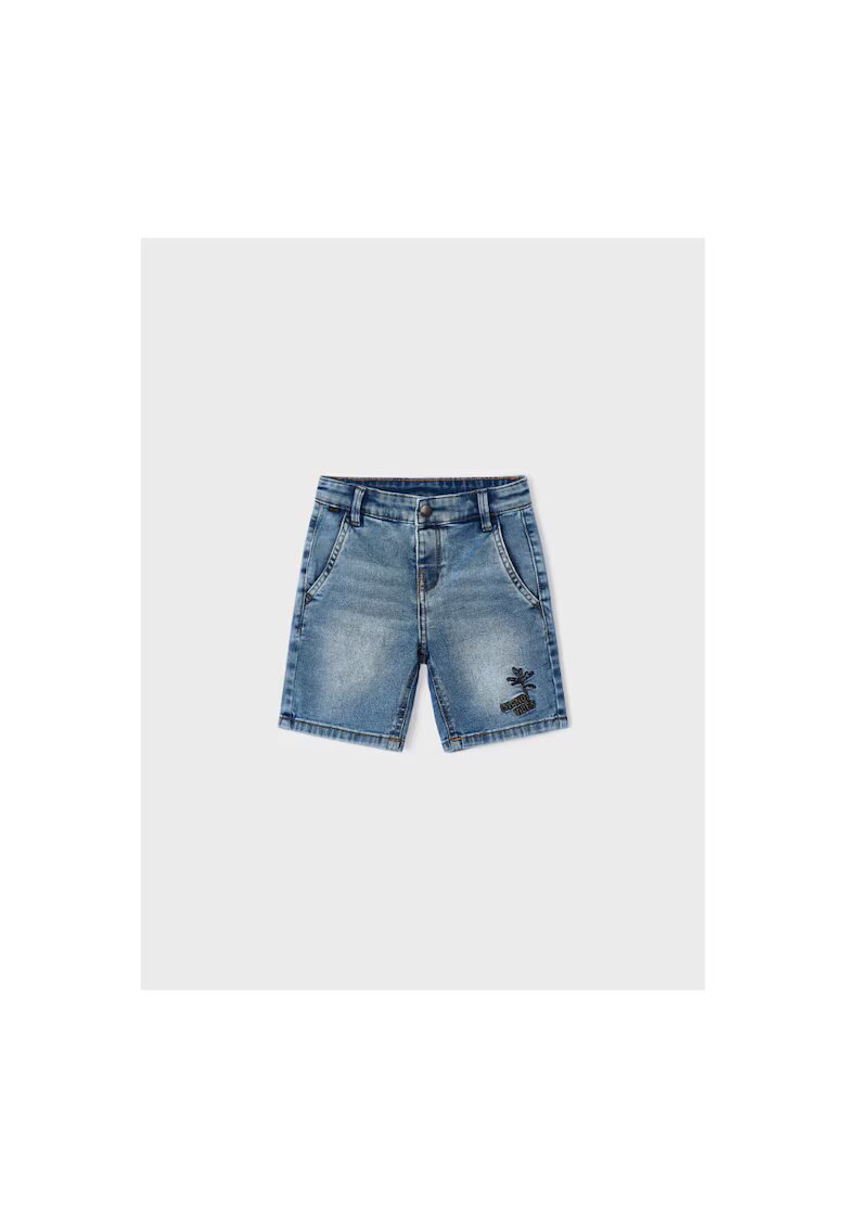 Mayoral Pantaloni lungi - 302028047 - Bumbac - Poliester - Albastru - Albastru