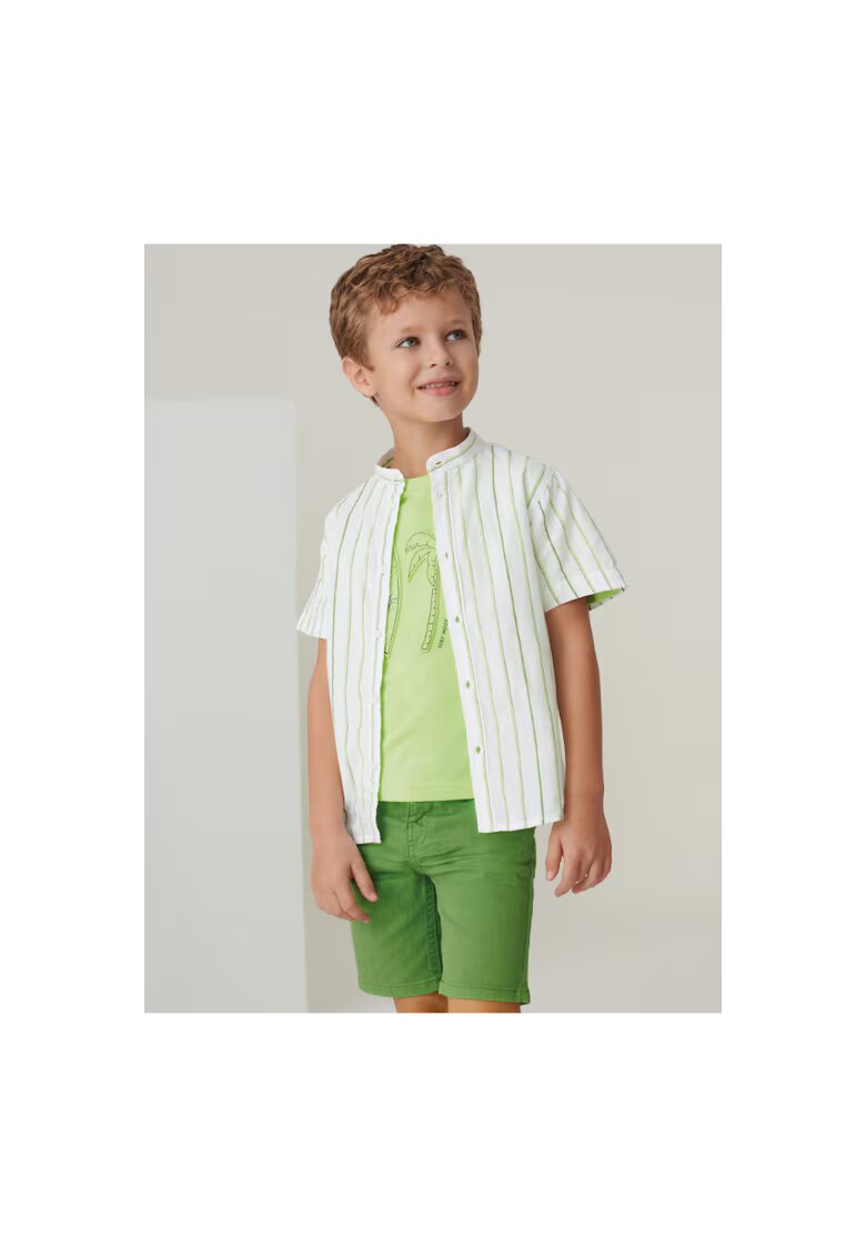 Mayoral Pantaloni lungi - 302028177 - Bumbac - Elastan - Verde - Verde