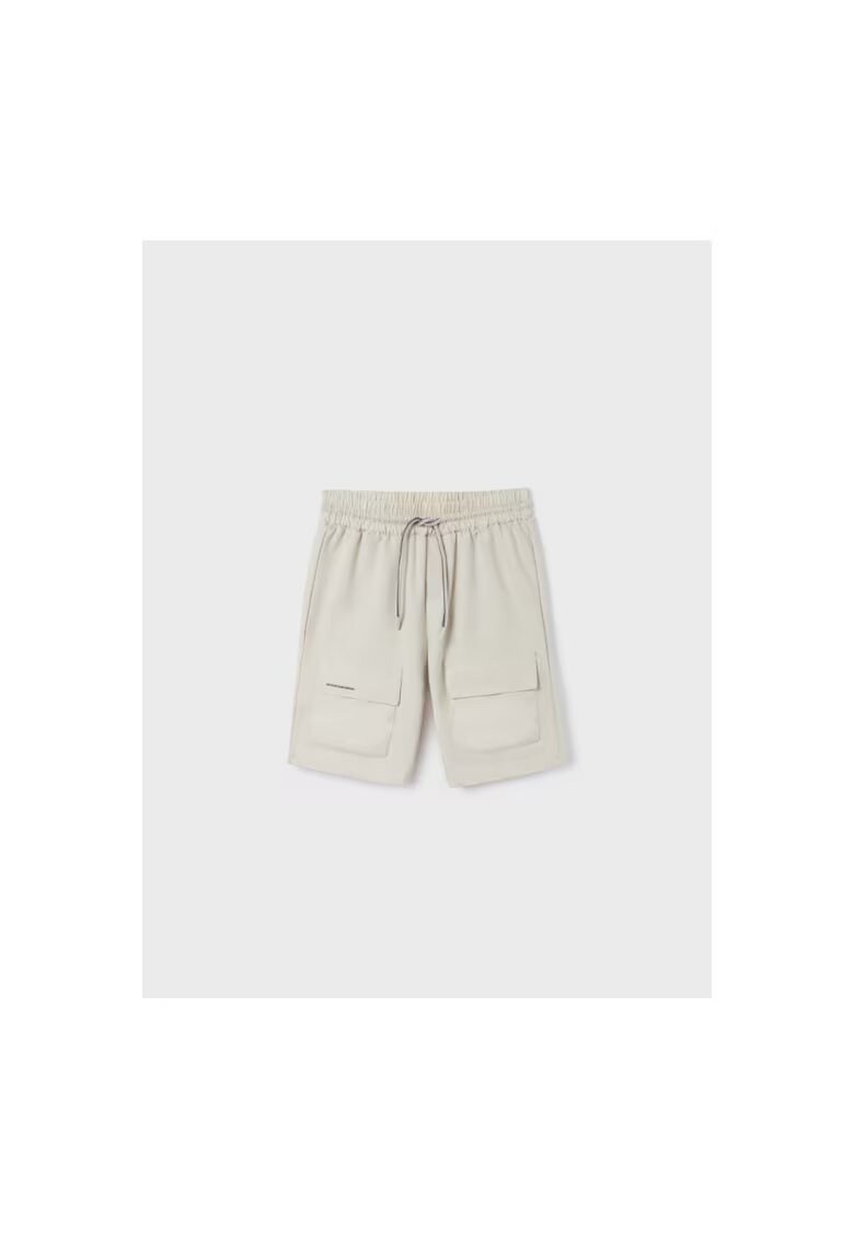 Mayoral Pantaloni lungi - 302031382 - Bumbac - Poliester - Ecru - Ecru