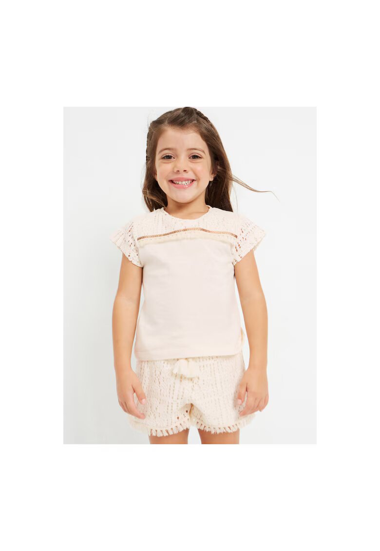 Mayoral Pantaloni lungi - 302069415 - Bumbac - Bej - Bej