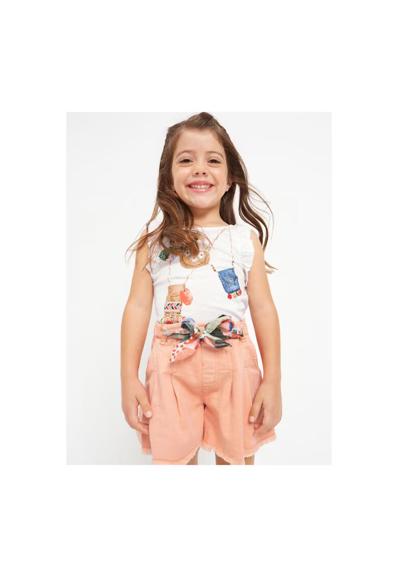 Mayoral Pantaloni lungi - 302069439 - Bumbac - Portocaliu - Portocaliu