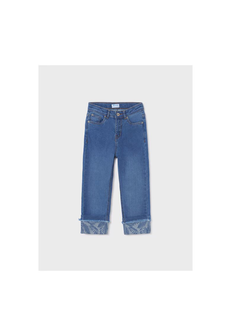 Mayoral Pantaloni lungi - 302083329 - Bumbac - Elastan - Albastru marin - Bleumarin