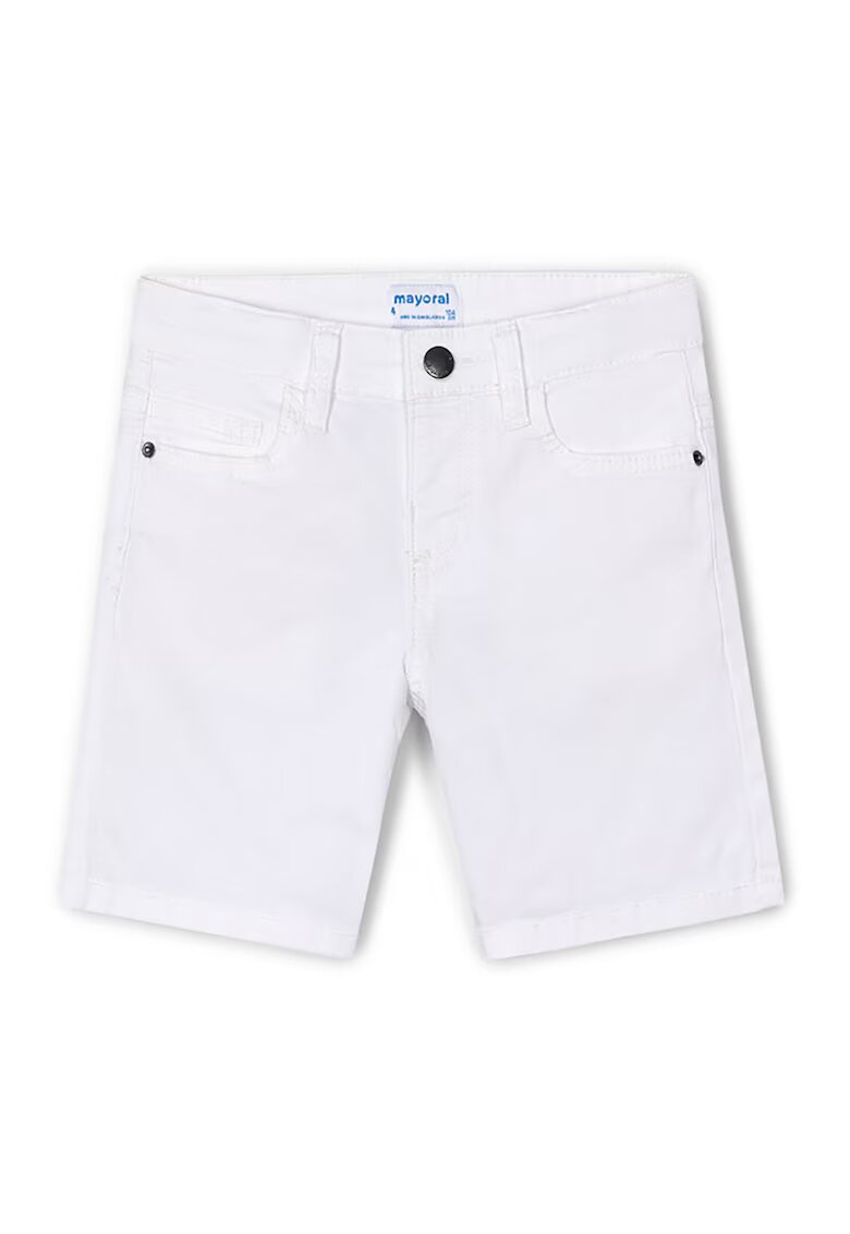 Mayoral Pantaloni scurti baieti 204 46 - Bumbac - Alb - Alb