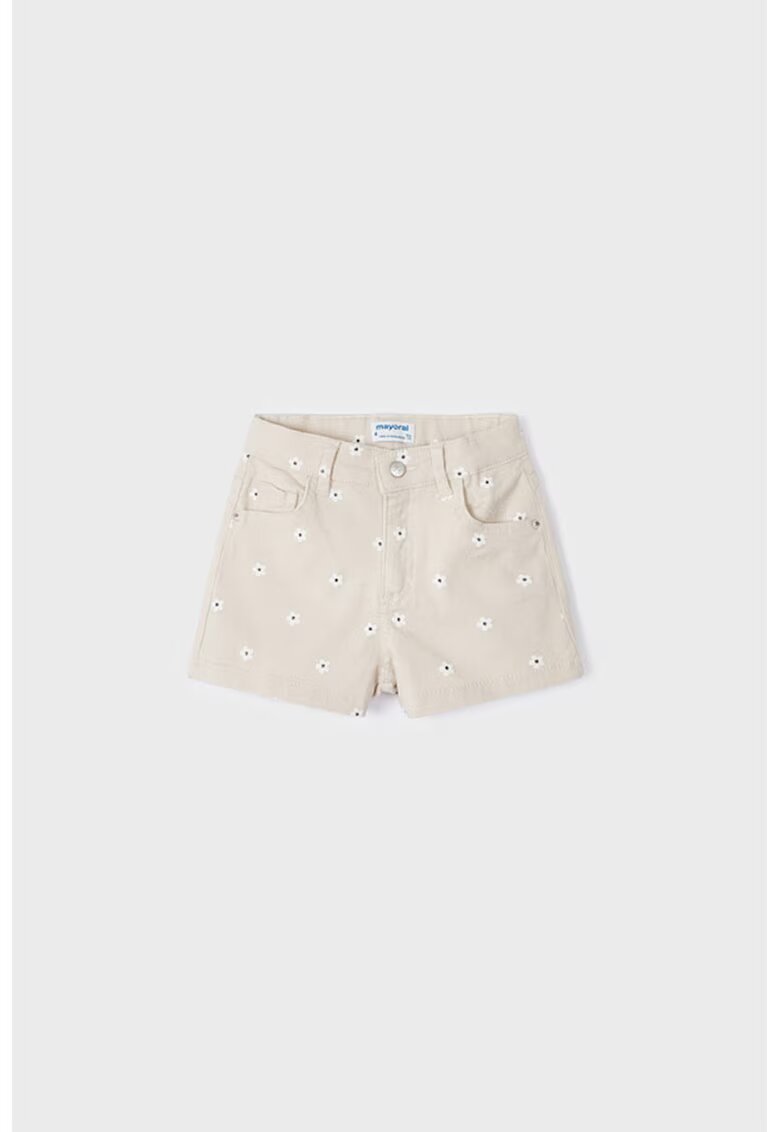 Mayoral Pantaloni scurti cu model texturat - Gri deschis