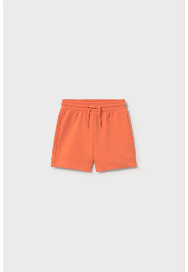 Mayoral Pantaloni scurti din amestec de bumbac cu snur in talie - Portocaliu