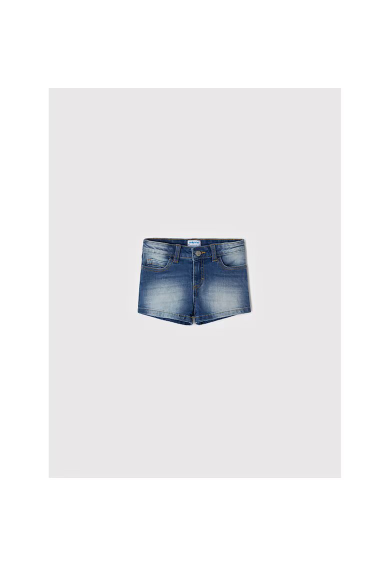 Mayoral Pantaloni scurti din denim Fete - 209483987 - Bumbac Organic - Albastru