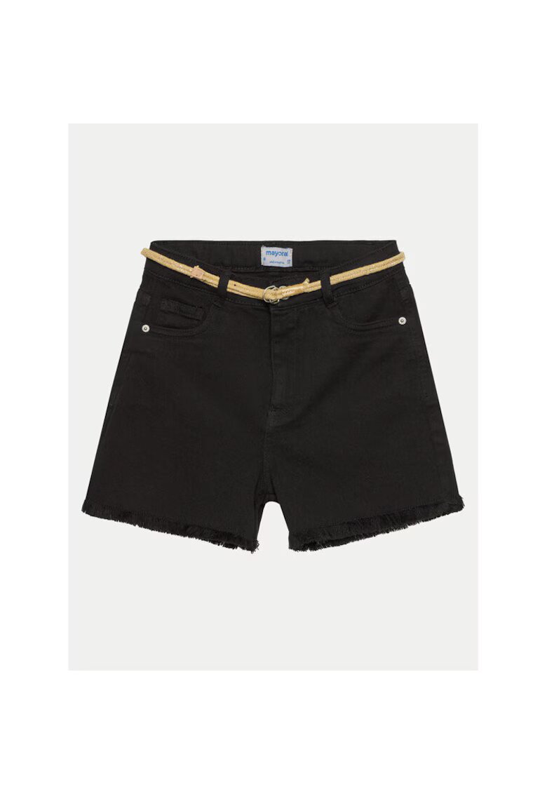Mayoral Pantaloni scurti fete - 304139628 - Bumbac - 152 CM - Negru