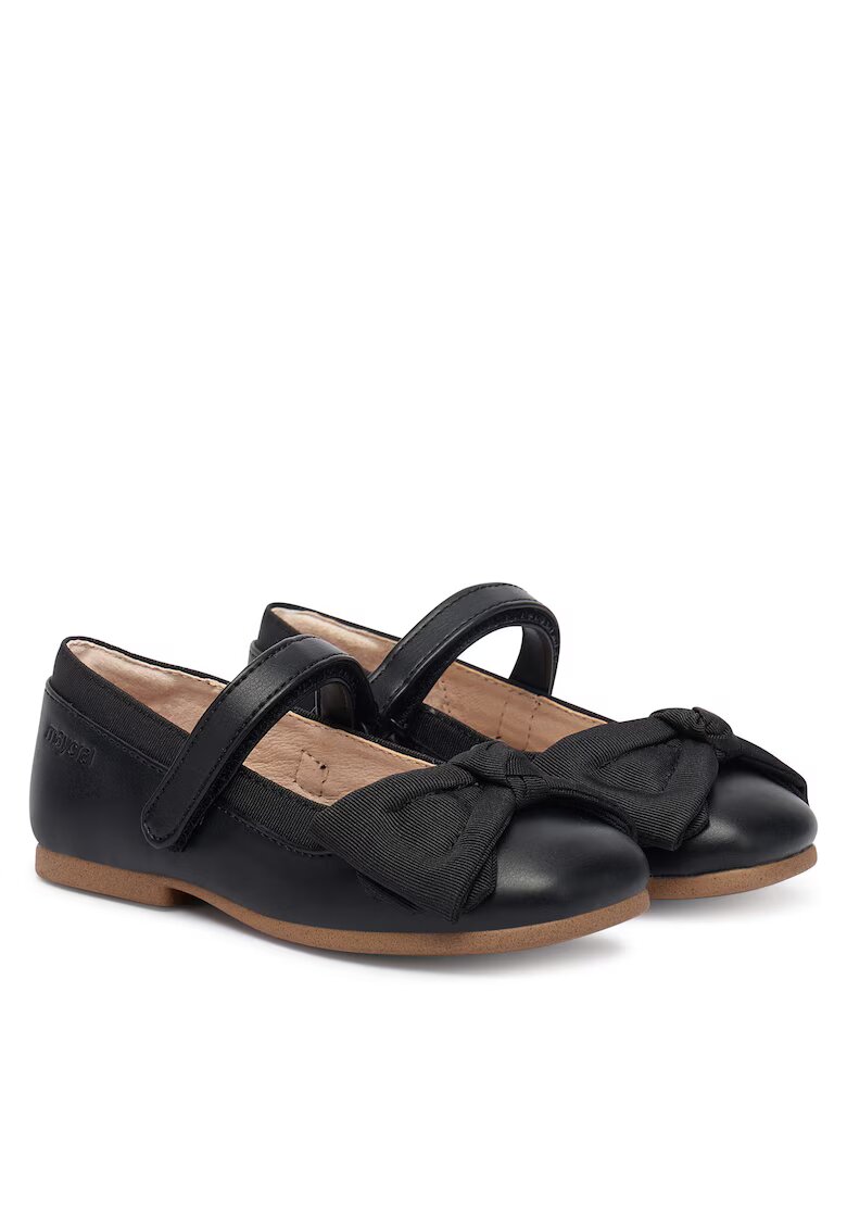 Mayoral Pantofi copii piele ecologică negru - Negru