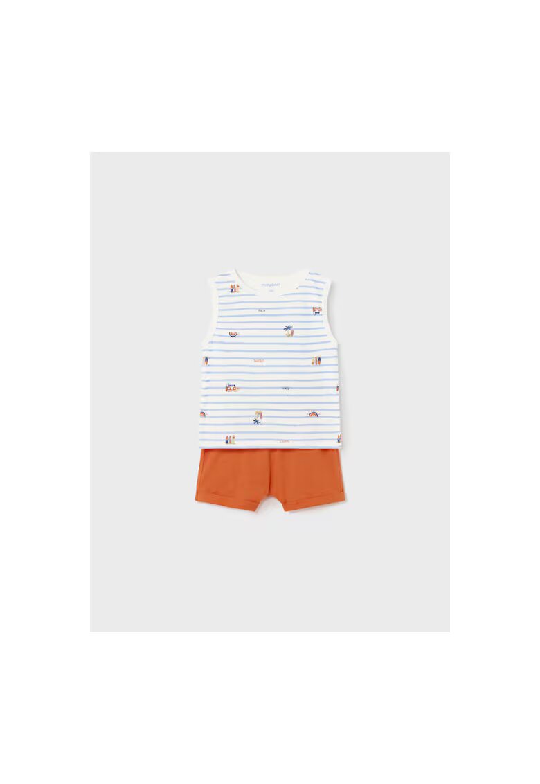 Mayoral Pijama copii - 302025398 - Bumbac - Elastan - Portocaliu - Portocaliu