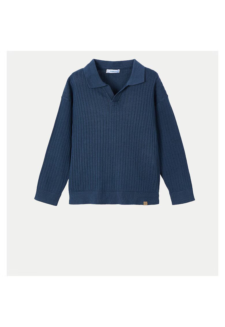 Mayoral Pulover baieti 3367 - Bumbac/Poliamida - Bleumarin - Bleumarin