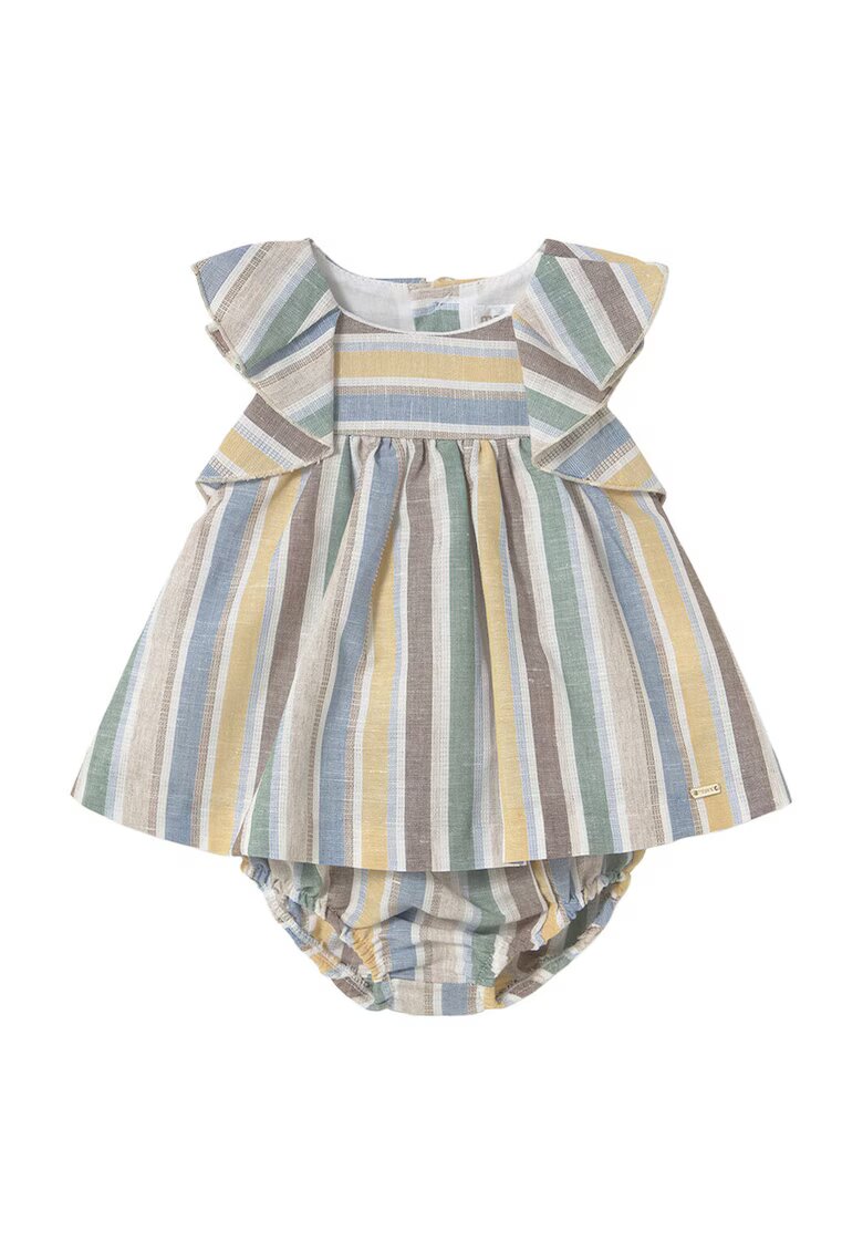 Mayoral Rochie de vara fete 1855 - Bumbac/In - Multicolor - Multicolor