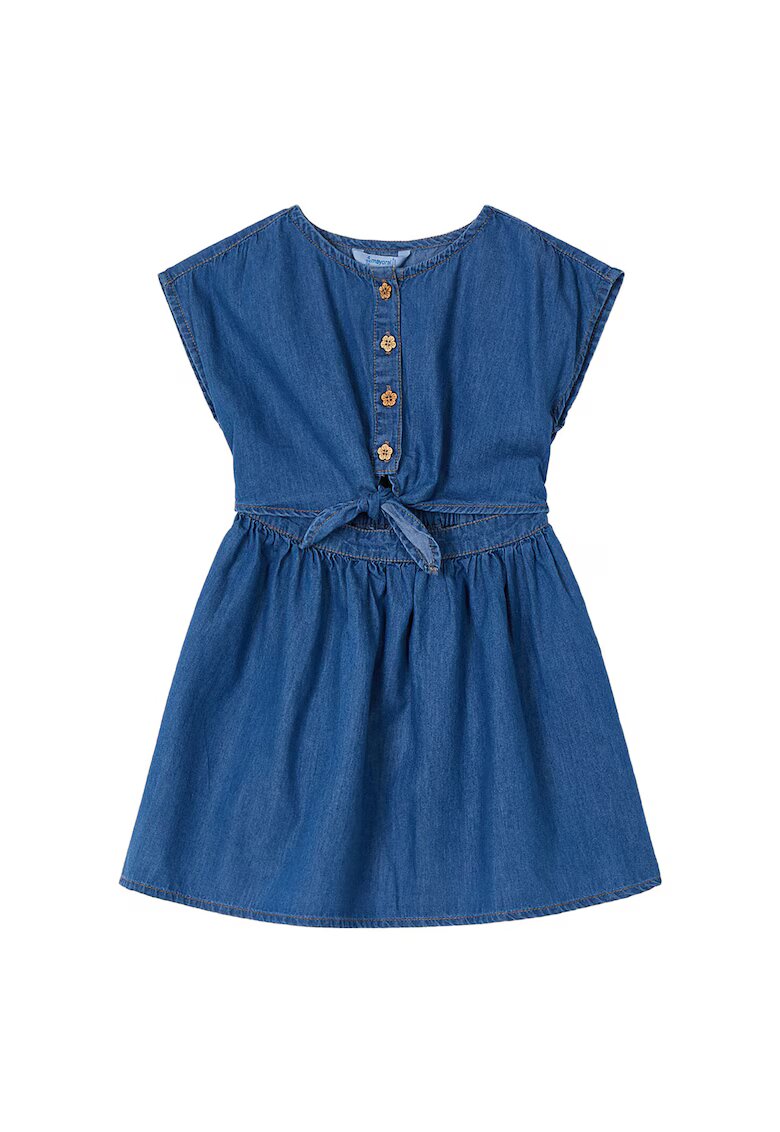 Mayoral Rochie de vara fete 3931 - Bumbac/Lyocell - Bleumarin - Bleumarin
