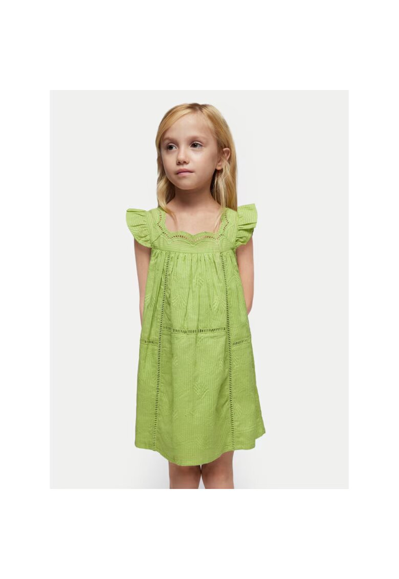 Mayoral Rochie fete - 13768 - Verde - Bumbac
