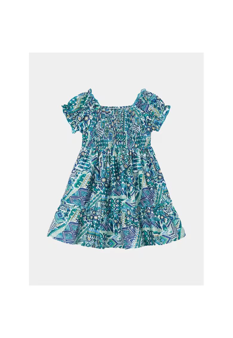Mayoral Rochie fete - 13799 - Multicolor - Bumbac