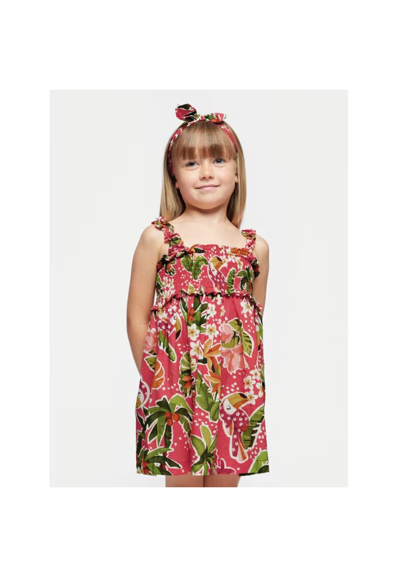 Mayoral Rochie fete - 141294 - Multicolor - Bumbac