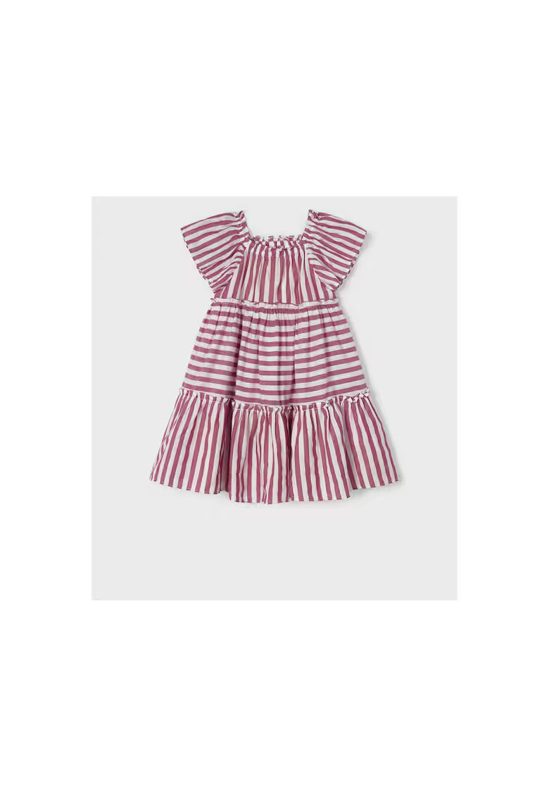 Mayoral Rochie fete - 302078783 - Bumbac - Claret - Visiniu