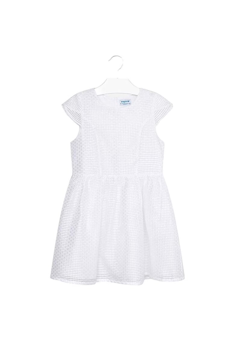 Mayoral Rochie fete - eleganta - alb - poliester -
