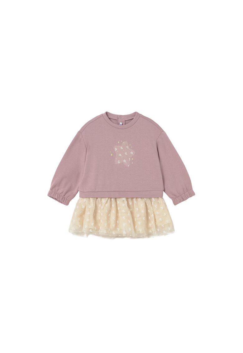 Mayoral Rochie fete - Roz - Tricot