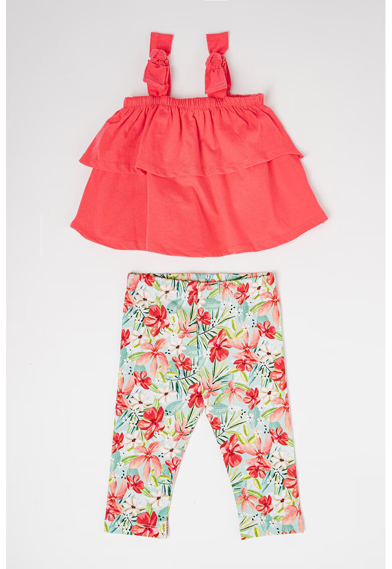Mayoral Set de bluza si colanti cu imprimeu - 2 piese - Multicolor