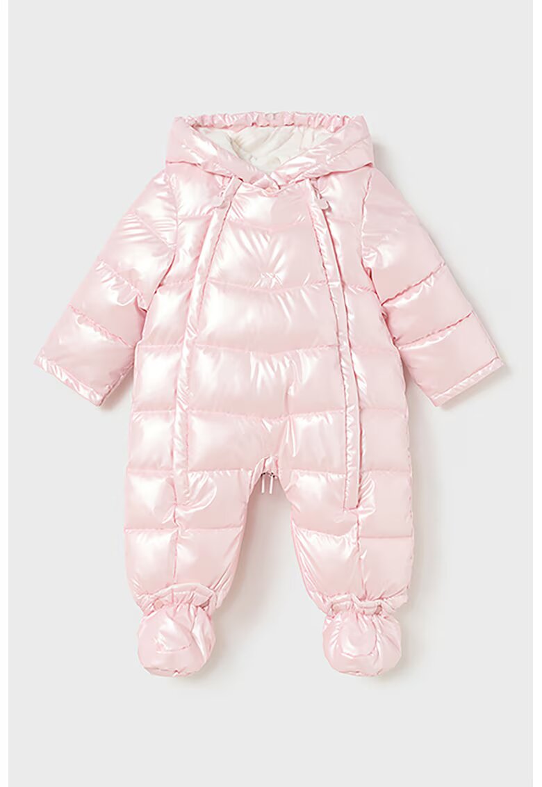 Mayoral Set de trening cu fermoar - gluga si bluza - 3 piese - Roz