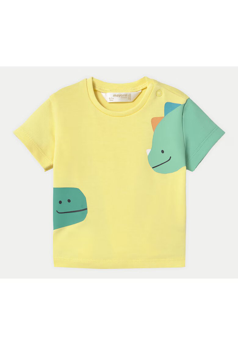 Mayoral Tricou baieti 1037 - Bumbac/Elastan - Galben