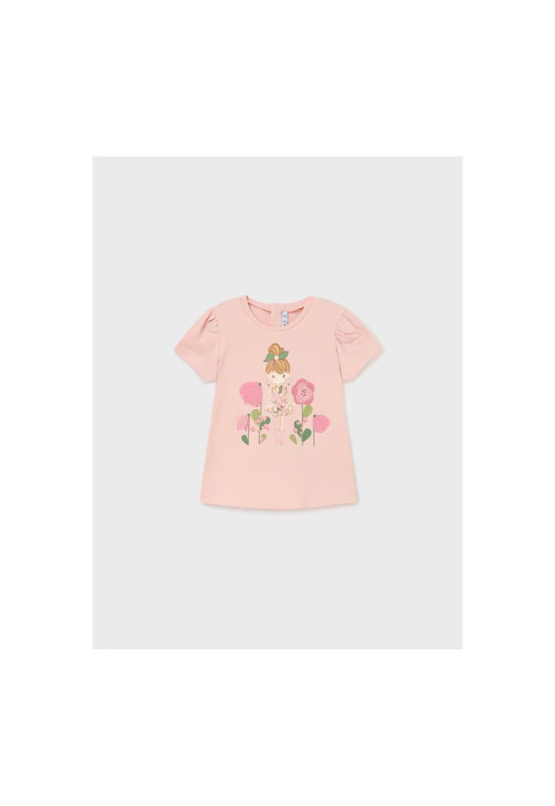 Mayoral Tricou copii - 302036974 - Bumbac - Roz - Roz
