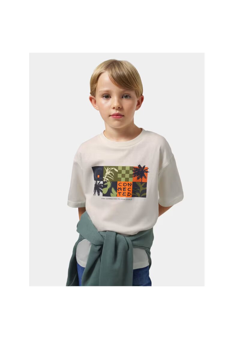 Mayoral Tricou copii - 854010 - Alb - Bumbac